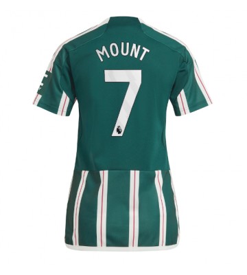 Manchester United Mason Mount #7 Replica Away Stadium Shirt for Women 2023-24 Short Sleeve